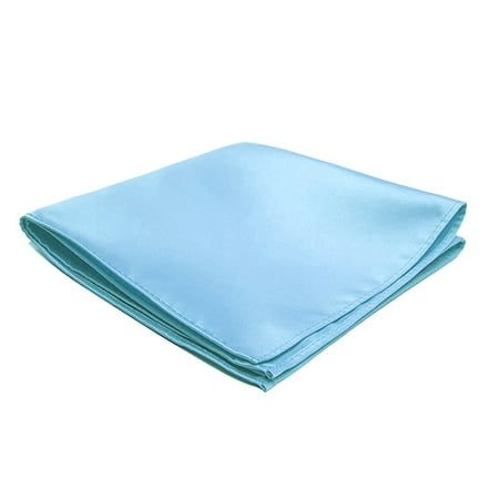Mens Pocket Squares Handkerchief 6 PK Wedding Party Solid Color Handkerchiefs